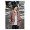 2024 Letter Long Sleeve Shirt Japanese Hong Kong Style Ins Loose Shirt Boys Summer Trendy Versatile Casual Coat