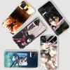 AD50 Attack On Titan Clear Case for Samsung A04 A14 A23 A34 A54 M23 M33 M52 M53 Realme 10 9 C30S C35 C55 VIVO Y02 Y21 Y33S Y51 X80 V25 Cover