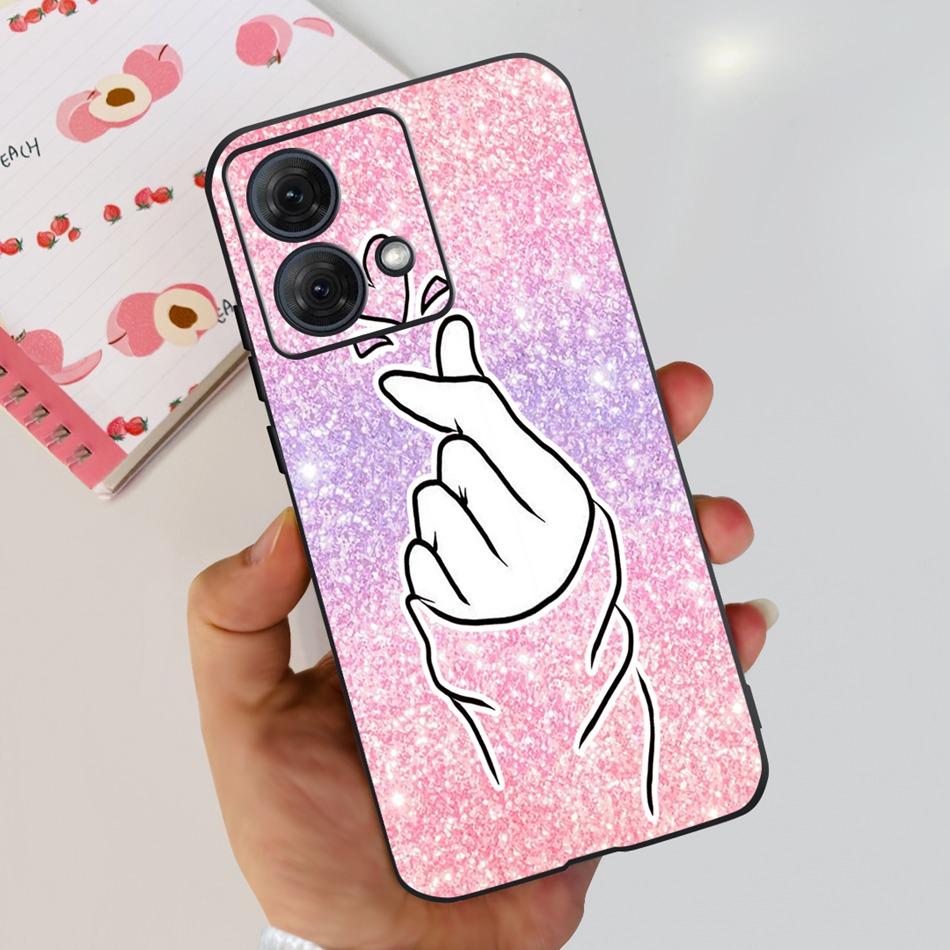 For Motorola Moto G84 Case MotoG84 G 84 5G 2023 Cute Painted Soft Silicone TPU Phone Back Cover Bumper