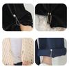 Exquisite Chain Brooch Buckle Alloy Change Shorts Legs Buckle  For Hijab Scarf