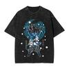 DragonBall Z Goku Printed Tshirt Mens and Womens Washed Tshirt High Quality Vintage Cotton Tshirt Harajuku YK Tops