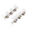 2Pcs/Set Metal Machine Head Tuners Keys Semi-closed Guitar String Tuning Pegs  Folk Acoustic