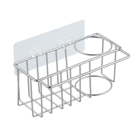 Держатель для губки Органайзер для раковины Кухонный органайзер Сильный несущий Полый дизайн Легко установить Стойка-органайзер для раковины