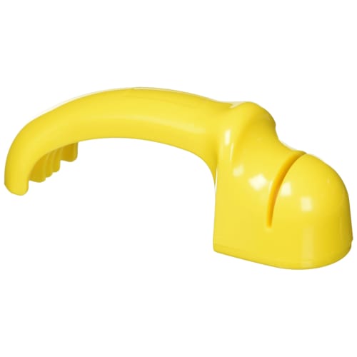 Shimomura Kogyo Full Veggie Smile Knife Sharpener FVS-617, Made in Tsubame-Sanjo, Niigata, Yellow, 163 x 50 x 55 mm