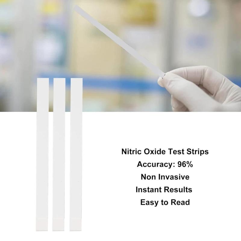 25 Strips Nitric Oxide Test Strips Accurate Salivary Nitric Oxide Indicator Strips for Nitric Oxide Testing