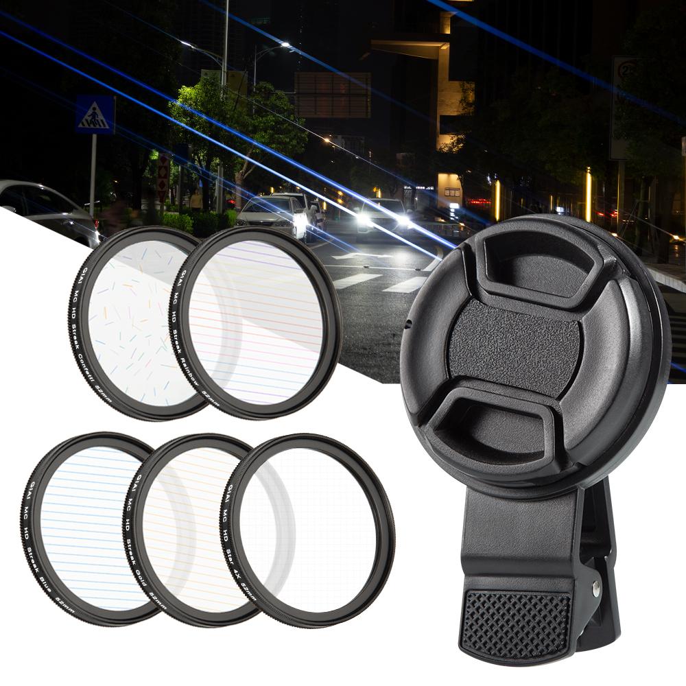 GiAi 52mm Photographic Phone Camera Lenses for iPhone 13 Pro Max Premium Cell Phone Camera Filters