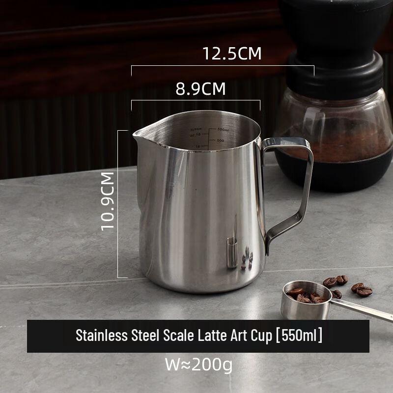 Stainless Steel Latte Art Pitchers & Coffee Tool Sets