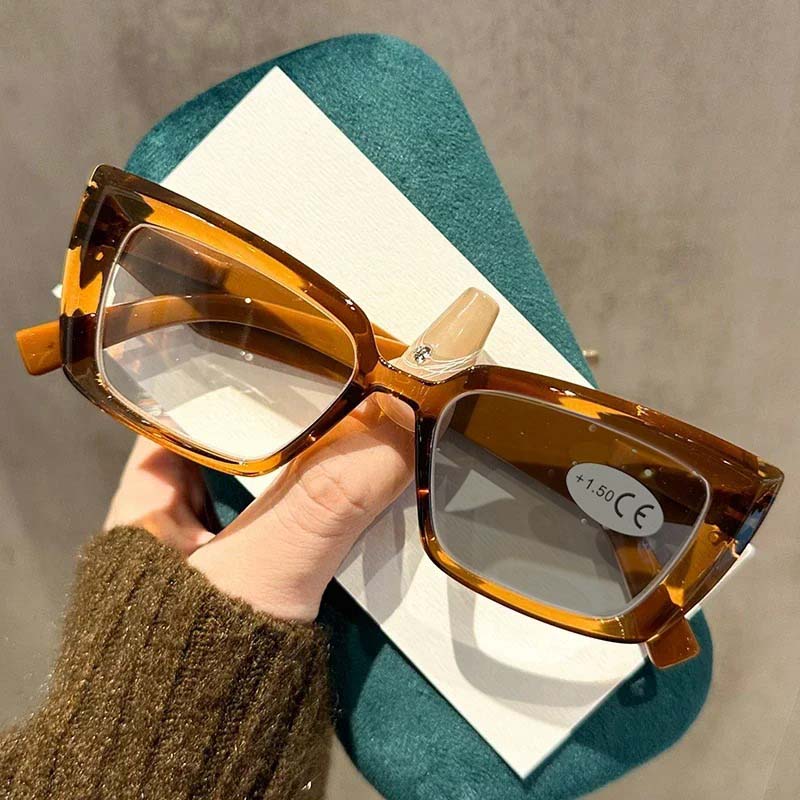 High-Definition Men'S And Women'S Reading Glasses From Europe And America Square Frame Fashionable And Trendy Presbyopia Glasses