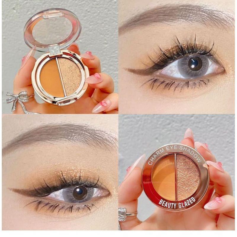 BEAUTY GLAZED - Матовые и жемчужные тени для век с двойным эффектом Charm - 10 оттенков