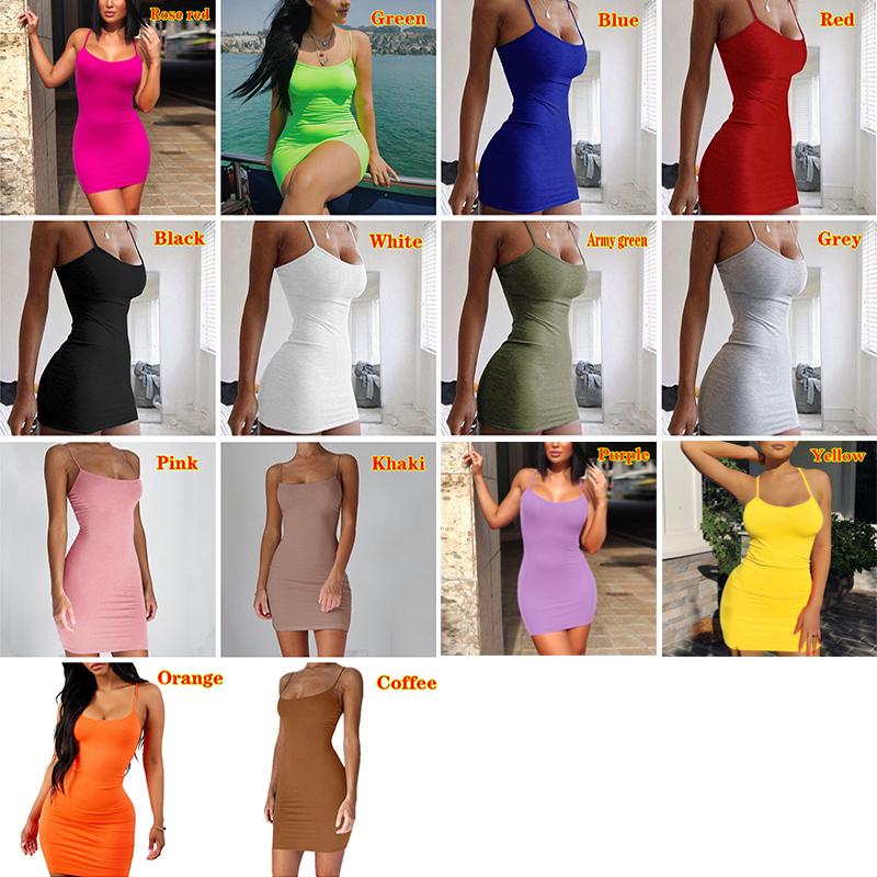 Женский сексуальный летний сарафан на бретельках без рукавов, облегающее короткое мини-клубное вечернее платье