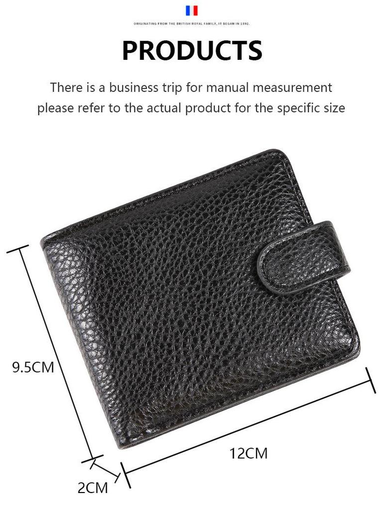 Men's PU Leather Multifunctional Wallet & Coin Purse