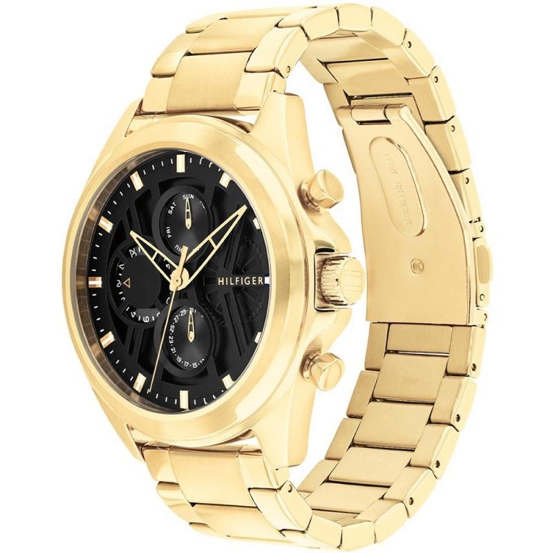 Tommy Hilfiger 1710658 Мужские часы Золотой Кварц