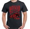 Hot Rod T-Shirt Steel In Motion Mens Lucky 13 Classic American Car Enthusiast