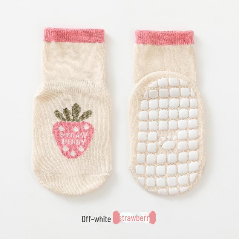 25 шт. в упаковке весенних детских носков - милые носки-тапочки из чесаного хлопка в горошек с рисунком для малышей и детей постарше