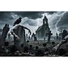 Horror Haunted House Tapestry Photography Background Halloween Vampire Scary Ghost Photo Studio Portrait Decor Backdrop