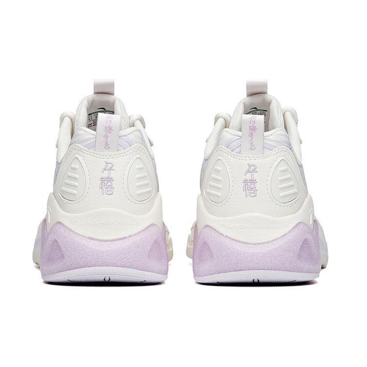 Anta Кроссовки женские Millennium 2.0 Non-Slip, износостойкие, низкие, для папы, белые, фиолетовые 122128896-4