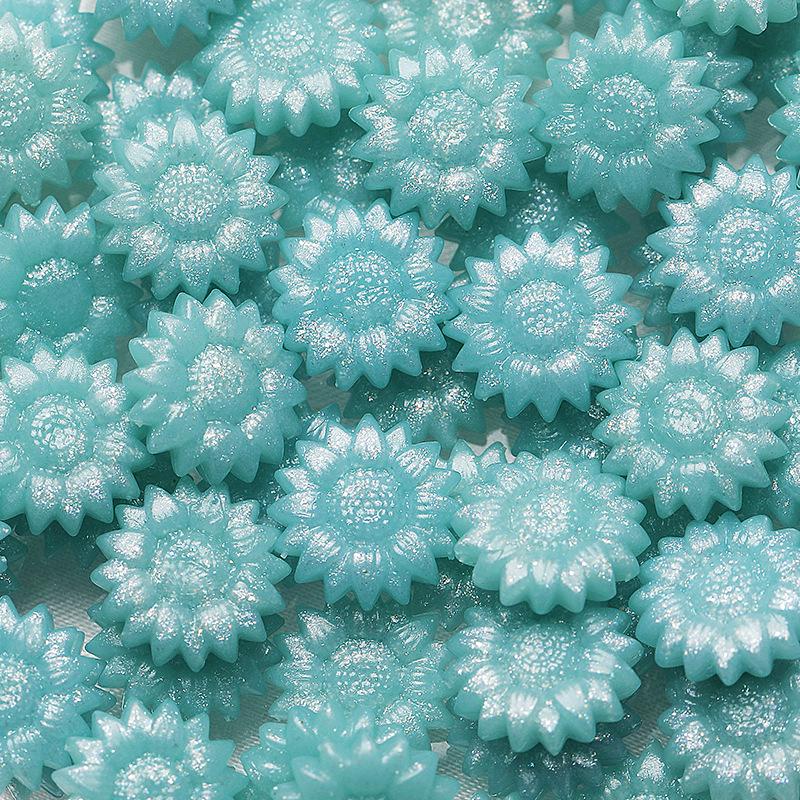 Huidisi Перламутровые Гранулы Сургуча Смешанных Цветов Подсолнух для Штампов