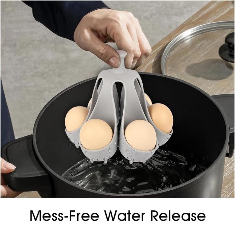 Boiled egg tray silicone egg cooker-KM-10966pcs