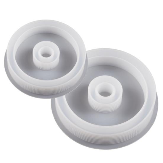 Креативный мягкий подсвечник, силиконовая форма, круглая форма, подсвечник, форма для литья из эпоксидной смолы, сделай сам, ремесло