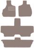 Бежевые велюровые коврики для: Chrysler Town&Country IV 7-местный (2000-2008 гг.)