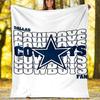1pc Dallas Cowboys Theme Blanket - Digital Print, Polyester, Cozy for All Seasons, Perfect for Outdoor, and Travel