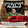 Custom Name Personalized Billie Eilish Print Tapestry, Wall Art Decor, Bedroom, Dorm, Apartment, LivingRoom, Party Backdrop, Gift for Birthday