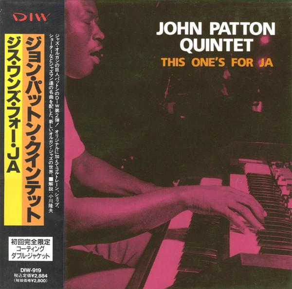 CD THIS ONE'S FOR JA - John Patton Quintet DIW919 DIW 1996 Japan Jazz Used