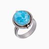 Кольцо Ларимар Серебро 925 пробы V5102, Синее кольцо, Овальное кольцо, Подарок на День святого Валентина, Подарок для нее, Подарок на день рождения, Украшения ручной работы, Серебряные украшения, Уникальный