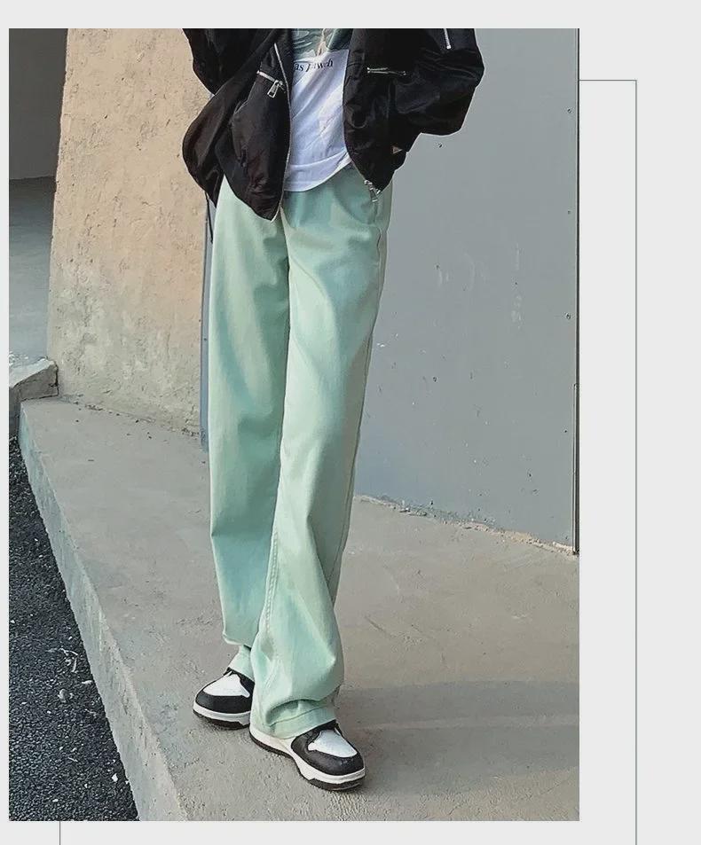 Женские джинсы с высокой талией и широкими штанинами — повседневный стиль осень/зима