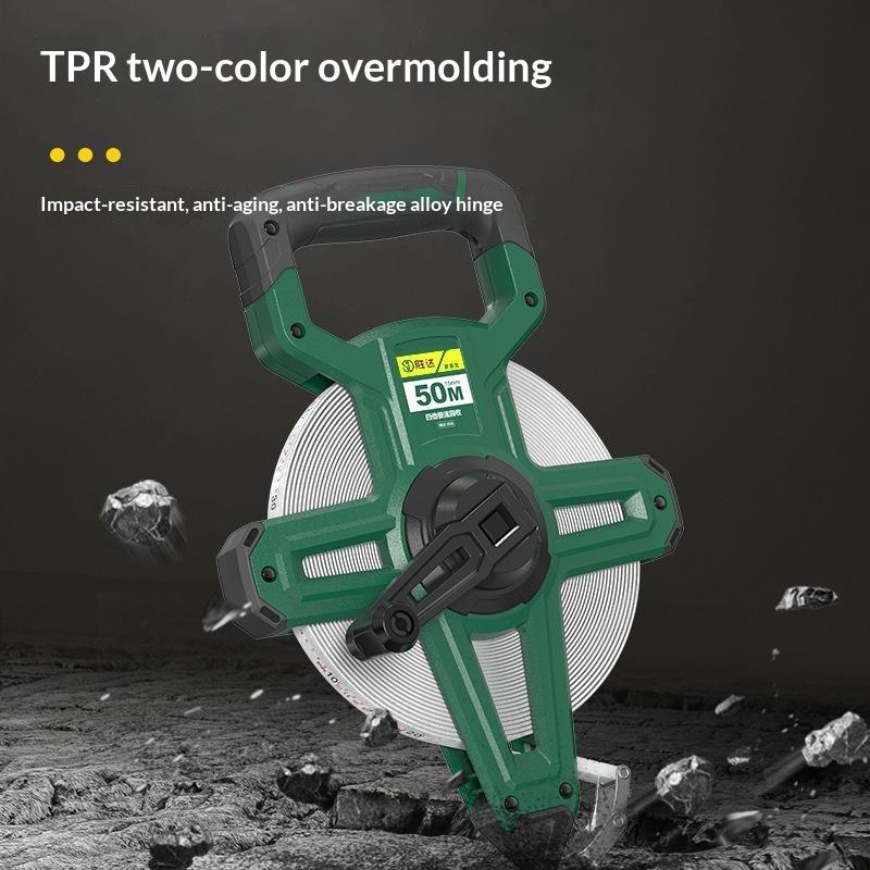 Open Glass Fiber Tape Measure Student-friendly Measuring Tool 30/50/100m for School Engineering Course Practical Training Use