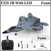 New F22S 2.4G 4CH 3D6G RC Airplane Raptor F22 Warplane WLtoys A180 Upgrade Version LED Light With Gyroscope Out Door Toys