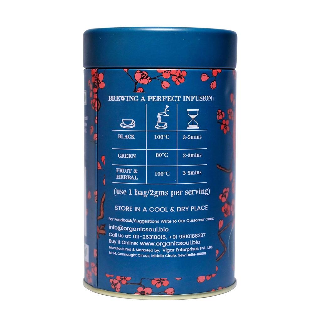 Чай с органическим Лемонграссом (20 пак, 2 г), Organic Lemongrass Infusion, Organic Soul