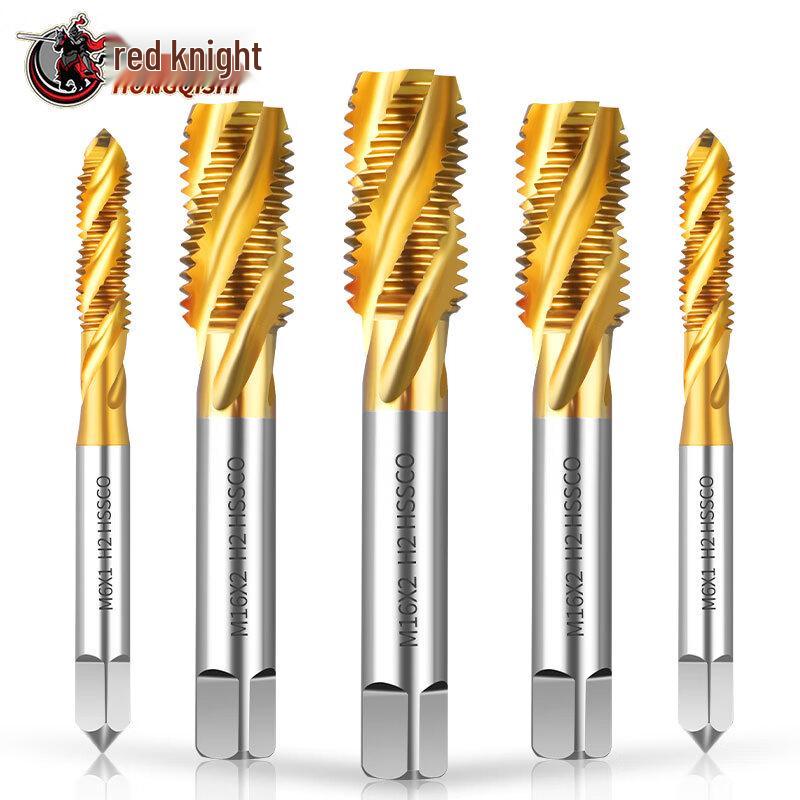 Спиральная метрическая плашка Red Knight с титановым покрытием