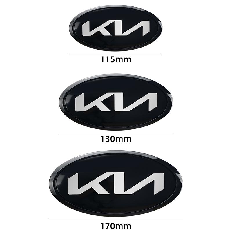 AANG1 Car Front Hood Emblem Rear Trunk Badge Sticker For KIA Sportage Ceed Sorento Cerato Optima Picanto Rio Soul Car Accessories