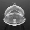 Dessert Pan Cake Display Plate with Lid Cover Miniature Cake Stand Doll Cake stand  Kitchen Toys