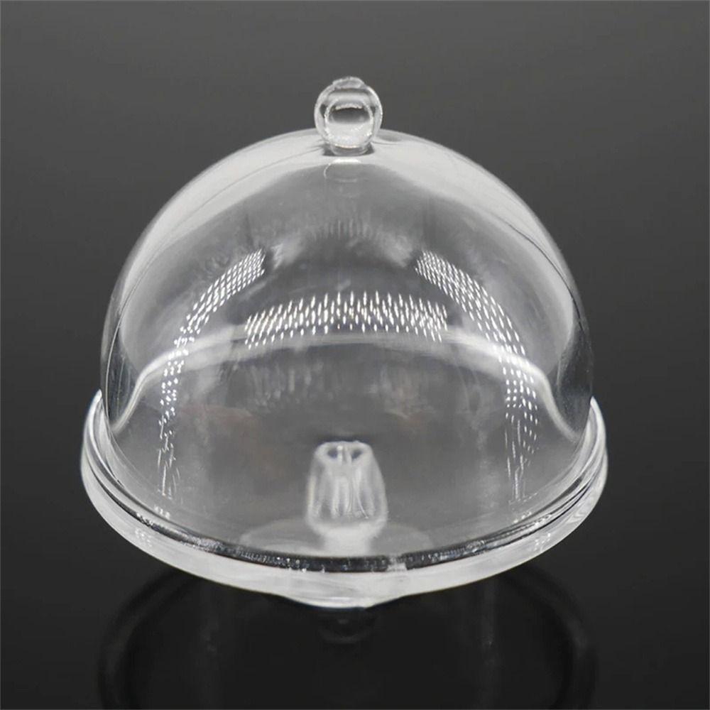 Dessert Pan Cake Display Plate with Lid Cover Miniature Cake Stand Doll Cake stand Kitchen Toys