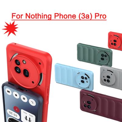 Силиконовый матовый чехол для телефона Nothing Phone 3a Pro, чехол для Nothing Phone 3a Pro, противоударный чехол Funda Back Cover