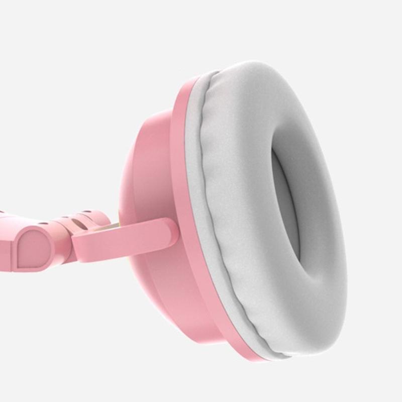 Милая детская гарнитура с рисунком кошачьих ушек, наушники с Bluetooth-совместимостью 5.0, лучший подарок для девочек и мальчиков на день рождения, вечеринку, новый Y