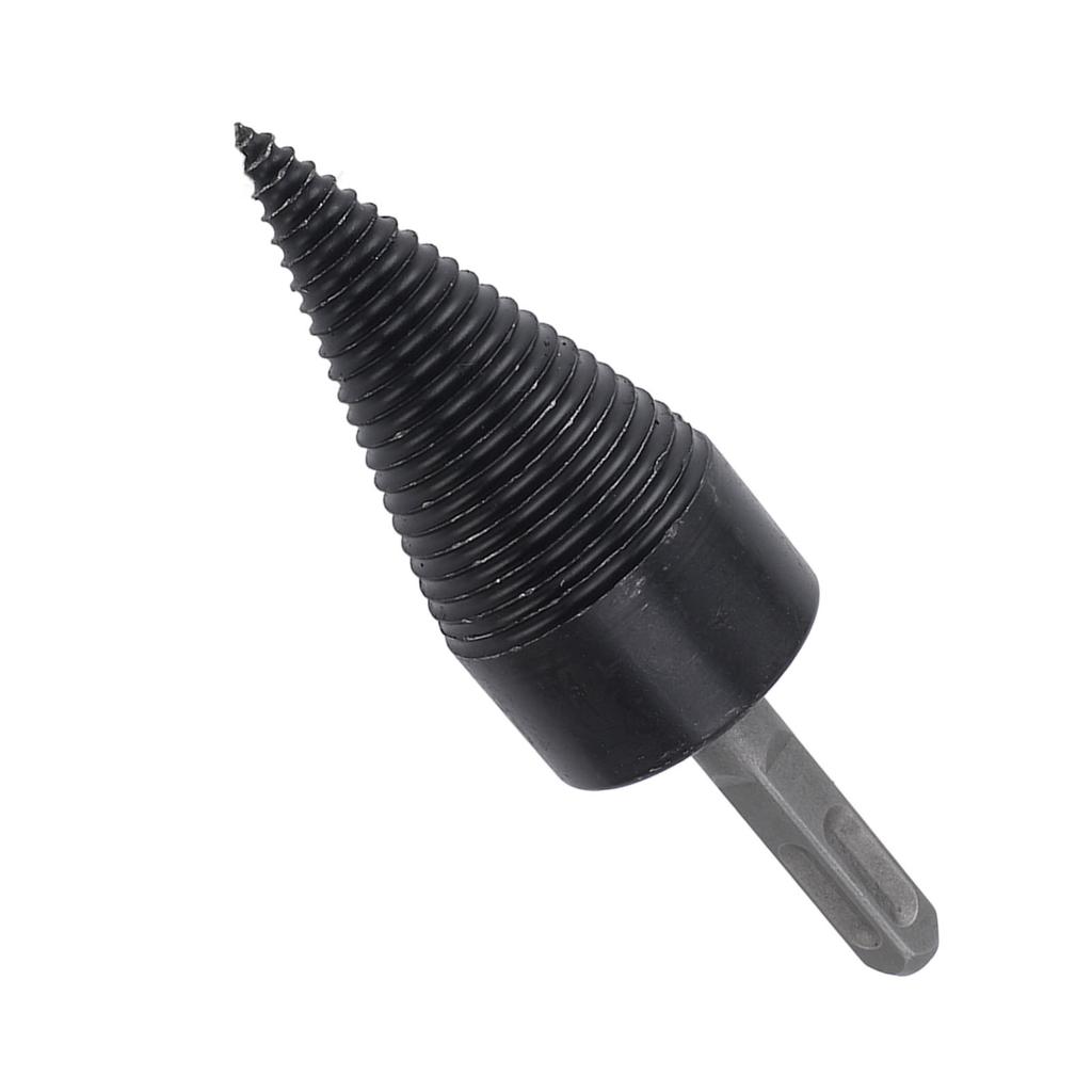 Firewood Log Splitter Kindling Splitting Wood Drill Bit with 3 Drilling Handles Firewood Log Drill