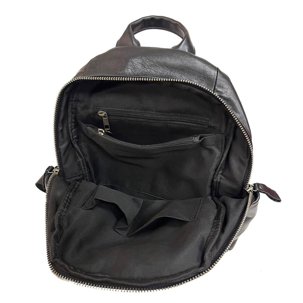 Рюкзак из натуральной кожи, черный модный рюкзак из воловьей кожи для женщин, женский рюкзак из мягкой кожи, женская сумка