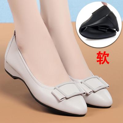 Весна Осень Женская Обувь 2025 Небольшая Носовая Часть Элегантные Офисные Туфли Женские Туфли Модные Черные Рабочие Туфли Размер 35-42 Комфорт