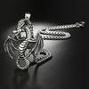 Western Dragon Shaped Pendant Necklace, European and American Pendant Trendy Fashion Retro Jewelry