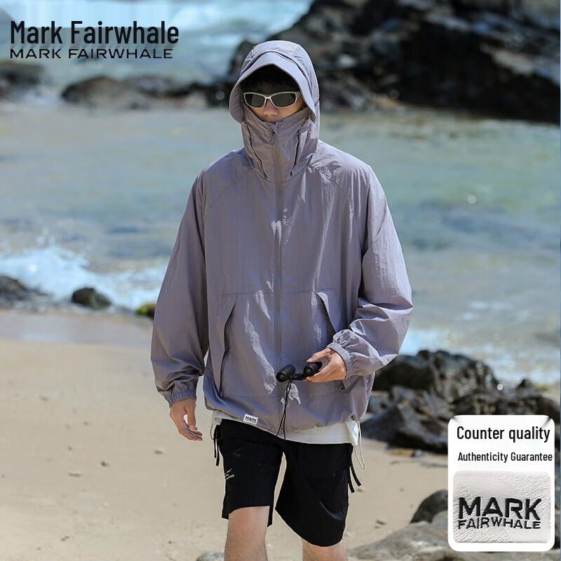 Mark Fairwhale Мужская куртка с капюшоном для защиты от солнца и УФ-излучения