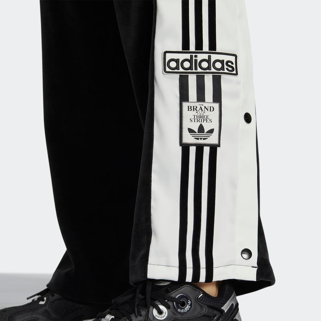 Adidas Оригинальные брюки Adibreak с 2 боковыми кнопками и логотипом бренда, женские плавки, черные IC8127