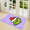 Christmas Grinch Hat Carpet Rug Soft Washable Antislip Home Living Room Sofa Mats Personalized Christmas Rug