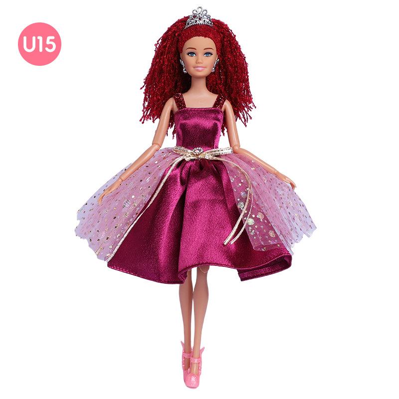 Кукла Барби 30 см с грязными косичками, европейская и американская личность, многосуставной подвижный целый комплект упакованной кукольной кружевной одежды