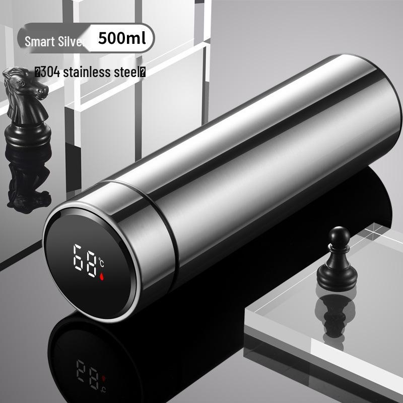 Умный дисплей температуры Изолированная чашка из нержавеющей стали с логотипом на заказ