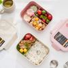 MeyJig Lunch Box Healthy Material PP Fruit Salad Lunch Box Food Container Suit for Office/School 1200 ml