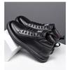 Fashion Autumn Winter Platform High-top Men's Sneakers Designer Soft-soled Leather Warm Cotton Shoes Man Fashion Zapatos Para Hombre