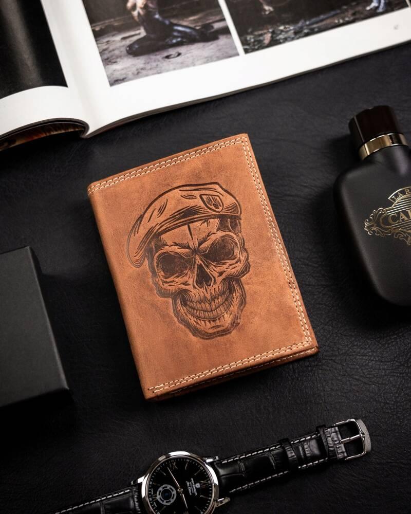 Large, Vertical Men's Wallet Made Of Genuine Leather - Always Wild
